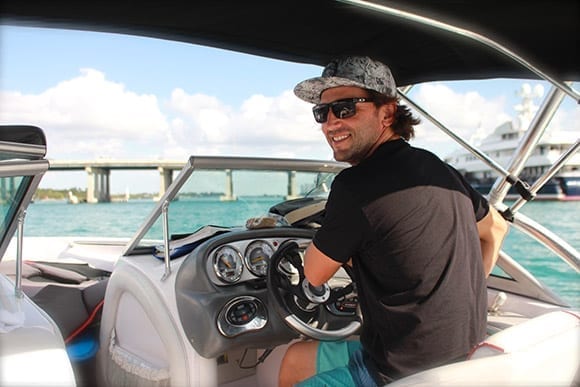 Franck Robins is the waterpostrs instructor and owner of Watersports Paradise Franck Robins is the waterpostrs instructor and owner of Watersports Paradise